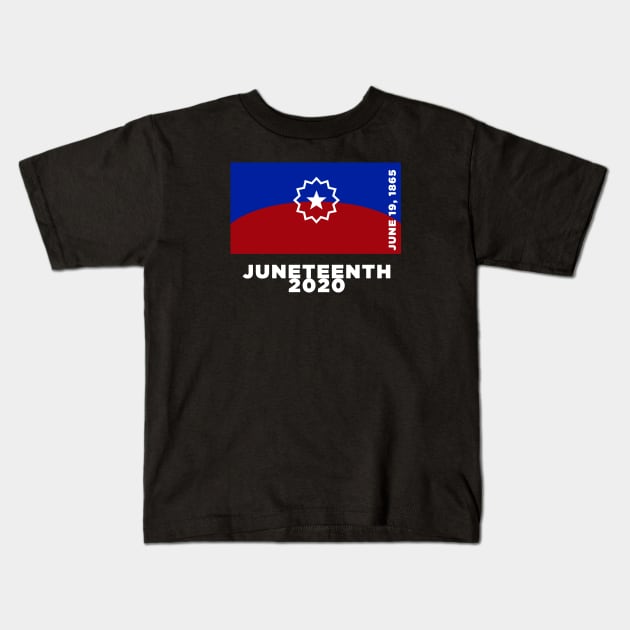 Juneteenth Kids T-Shirt by Kalamagonia